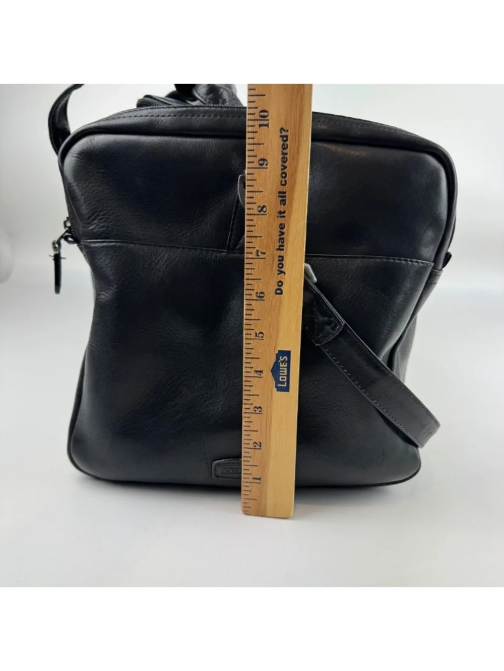 Dilana Design Collection Dorado Leather Duffle Bag Weekender Black *Read Desc